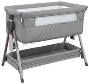 Jasnoszara dostawka do łóżka dla niemowlaka Z0-W92