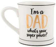 Porcelanowy kubek Sass &amp; Belle Super Dad, 400 ml