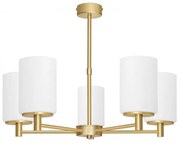 Złoty żyrandol do nowoczesnego wnętrza KR-S5AU