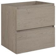 Wisząca szafka łazienkowa ciemny dąb 60 cm R6-D50