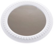 Plastikowe lustro ścienne Montielo białe, średnica50 cm