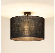 Brilagi - Lampa sufitowa TUBES ROLLER 1xE27/15W/230V Ø 50 cm czarna