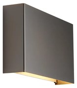 Nowoczesny kinkiet Gunmetal 2-źródła światła - Otan