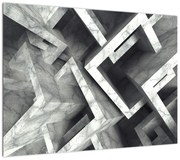 Abstrakcyjny obraz kostek (70x50 cm)