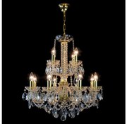 Wranovsky JWZ125122230 - Żyrandol kryształowy na łańcuchu MARIERA 12xE14/40W/230V