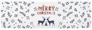 Świąteczny bawełniany bieżnik 140x40 cm Merry Blue Christmas – Butter Kings