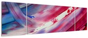 Obraz - różowo - niebieskie kolory (170x50 cm)