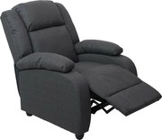 Fotel telewizyjny Glasgow,  Ciemnoszary