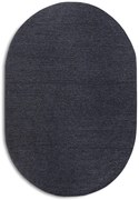 Dywan wełniany Villeroy & Boch antracyt owal 160 cm x 230 cm