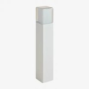 Aluminiowa Lampa Ostrzegawcza Led Zewnętrzna Torevi Biała & ↑50 Cm - Sklum