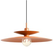 Redo 01-3049 - Lampa wisząca na przewodzie GUNNAR 1xE27/42W/230V śr. 50 cm, pomarańczowa