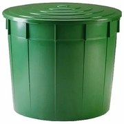 Beczka na deszczówkę zielony, 500 l