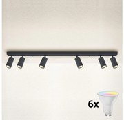 Brilagi - ściemnialna oprawa punktowa LED SELE 6xGU10/6,5W/230V antracyt