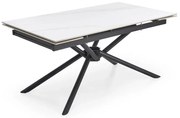 Stół rozkładany VITORINO 160(220)x90 biały marmur HALMAR