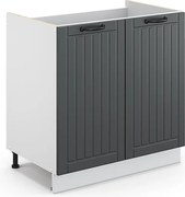 Szafka pod umywalkę antracyt 80x51.6x82 fame-line