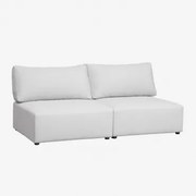 Dwuczęściowa Sofa Modułowa Kata Tkaniny Beżowy Krem - Sklum