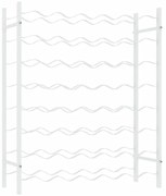 Biały regał na buteleki wina Z7-D73