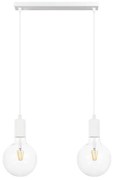 Żyrandol na lince MIROS 2xE27/60W/230V biały