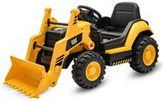 Baby Mix Traktor elektryczny dla dzieci CAT, żółty