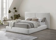 Łóżko MADERA 160x200 kremowe HALMAR