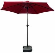 Czerwony okrągły parasol ogrodowy N2-Z20