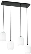 Nowoczesna lampa z czterema szklanymi kloszami - 3X D164 F3-A39