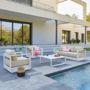 Zestaw aluminiowy dla 5 osób MADRID (cappuccino)