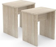 Zestaw 2 krzeseł stołowych Esal