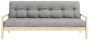 Szara rozkładana sofa 205 cm Knob – Karup Design
