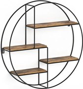 Półka ścienna drewno antyczne 55x11x55 fyrk