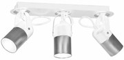 Lampa sufitowa potrójna , na listwie biała kierunkowa WILSON WHITE 3xGU10