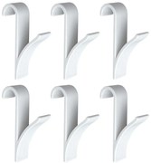 Haczyki, wieszaczki na grzejnik żeberkowy, 6 sztuk w komplecie, WENKO