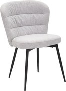 Krzesło Lausanne Szare Zestaw 2 szt. Cm 58X60,5X85