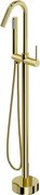 Mexen Gaja wolnostojąca bateria wannowa, złota - 75333-50