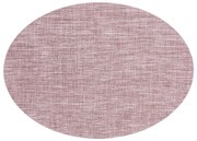 Różowofioletowa mata stołowa Tiseco Home Studio Oval, 46x33 cm