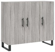 Skandynawska komoda na nóżkach szary dąb sonoma B7-F76