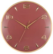 Karlsson 6017RD designerski zegar ściennyczerwony, średnica  40 cm