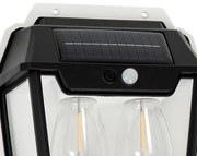 Kinkiet Solarny Filo Podwójny 3000K, na zewnątrz, na ścianę