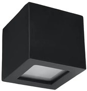 Czarny ceramiczny kinkiet sześcian - EX713 C7-F15