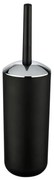 WENKO 21210100 - Szczotka do WC BRASIL 10x37 cm czarna/błyszczący chrom