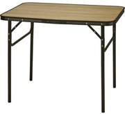 Stolik kempingowy w dekorze drewna, 90 x 60 x 30 cm