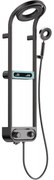 Mexen Peak zestaw prysznicowy natynkowy z deszczownicą i baterią, wyświetlacz LED, czarny - 78106-70