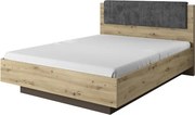 Łóżko RACO 160x200 cm w kolorze Jasnego DĘBU ARTISAN