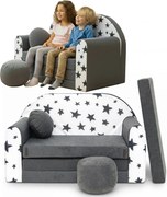 Kanapa/sofka Dla Dziecka, Piankowa Rozkładana 160cm - Ac1