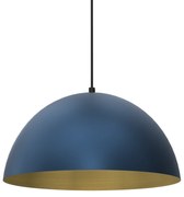 Lampa wisząca BETA NAVY BLUE/GOLD 1xE27 35cm, granatowa, złota, pojedyncza