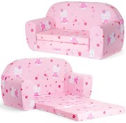 Mini Sofka Dla Dzieci, Piankowa 77x35cm Rozkładana - Hello Kitty