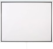 HOMCOM Ekran projekcyjny 203 x 152 cm 254 cm 4:3/ 16:9 Ręczny do kina domowego