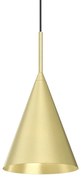 Lampa wisząca CAPITAL GOLD Ø17cm 1xGX53 złota, jeden klosz, pojedyncza