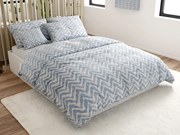 PrzytulneMieszkanie.pl PrzytulneMieszkanie.pl Pościel z bawełny renforcé VLNKY niebieska Rozmiar pościeli: 70 x 90 cm | 140 x 200 cm