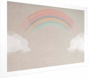 Plakat Tęcza w deszczu 60x40 cm bez ramy z marginesem ARTGEIST B